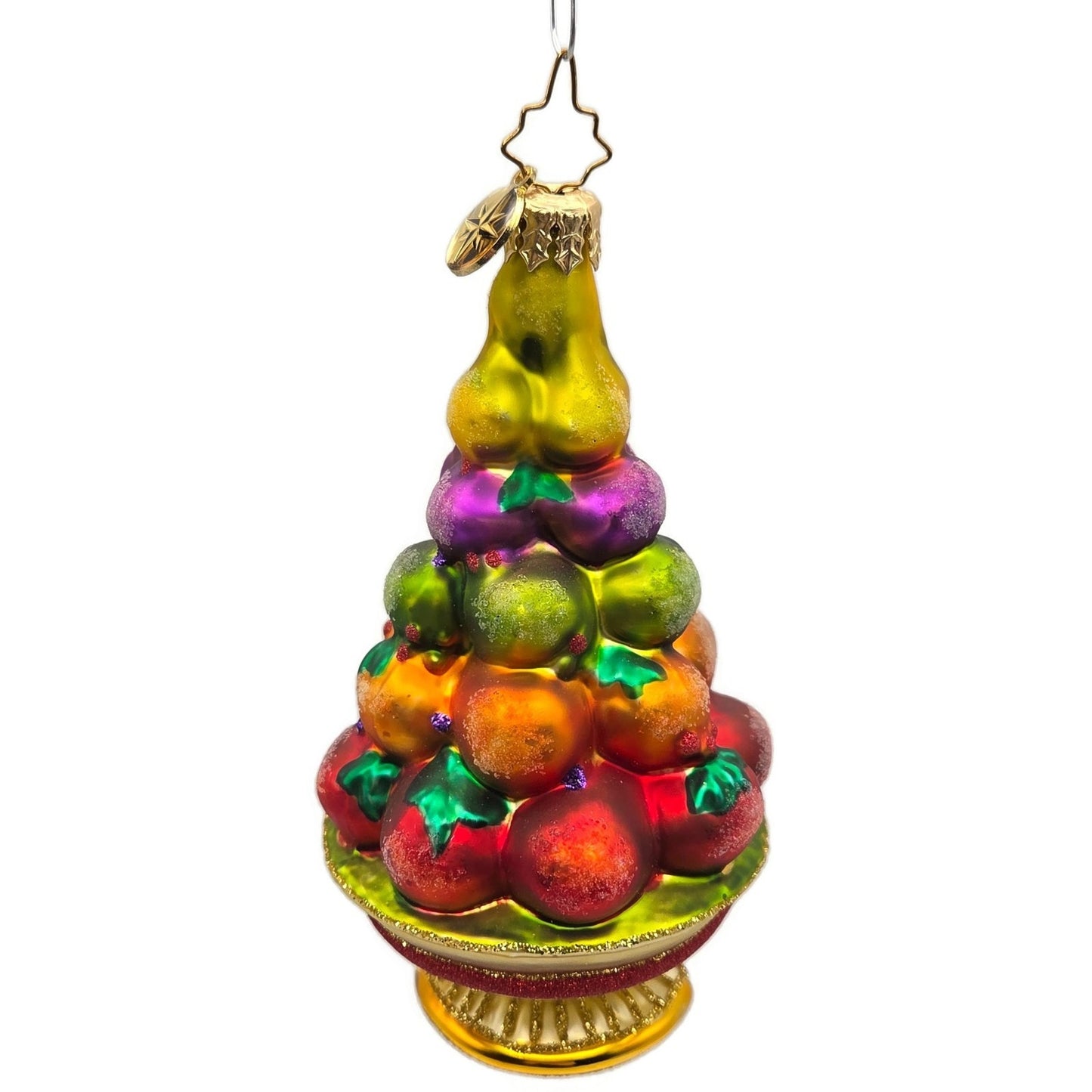 Christopher Radko Ornament Healthy Holiday Fruit Topiary Diabetes Charity