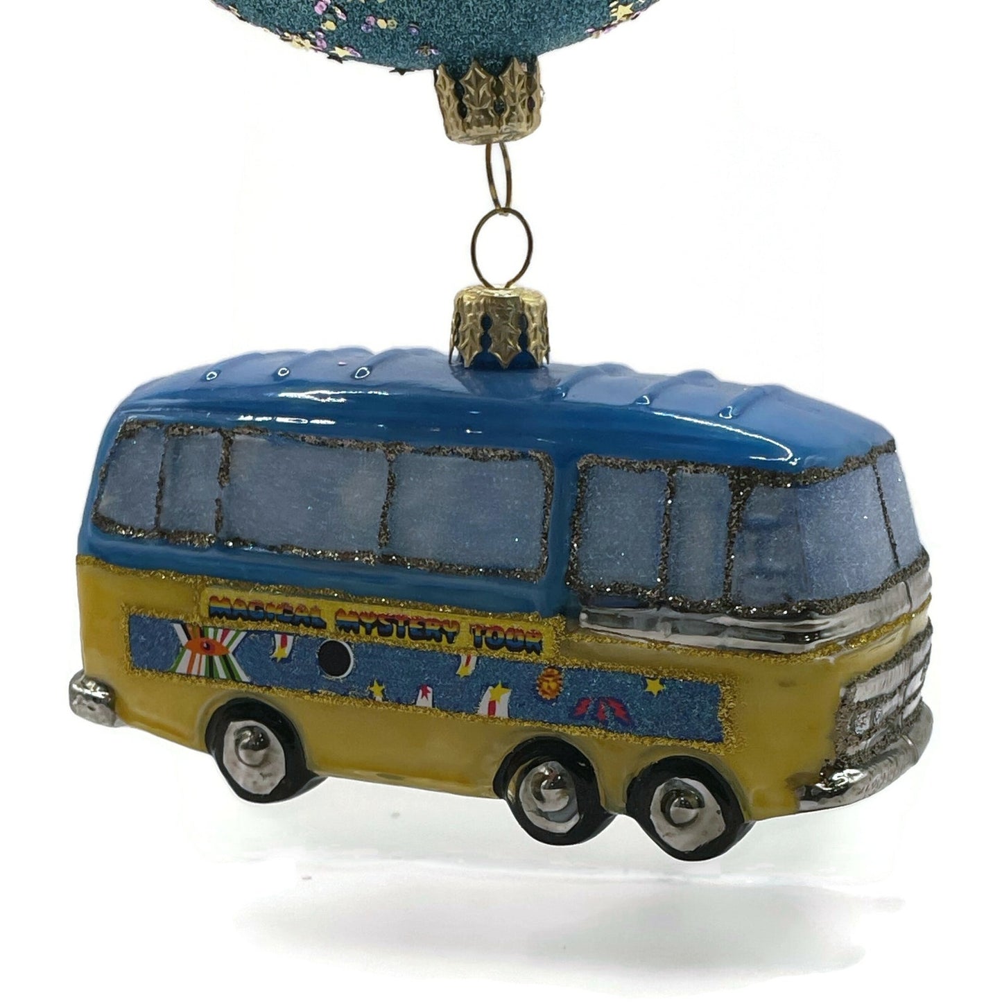 Christopher Radko Bus A Tour to the Top The Charts Beatles Christmas Ornament