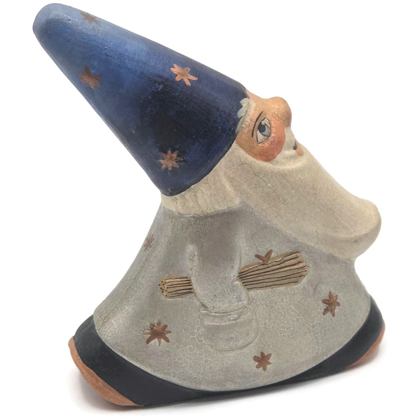 Vaillancourt Millennium Father Christmas in Silver and Copper Christmas Figurine