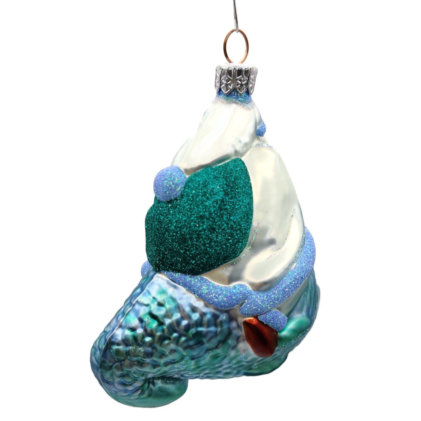 Patricia Breen Santa De La Mer Fine Glitter Bag Summer Nautical Tree Ornament