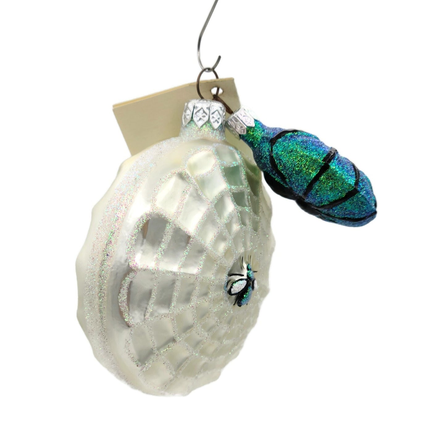 Patricia Breen Victorian Spider and Web Pearl Halloween Christmas Tree Ornament