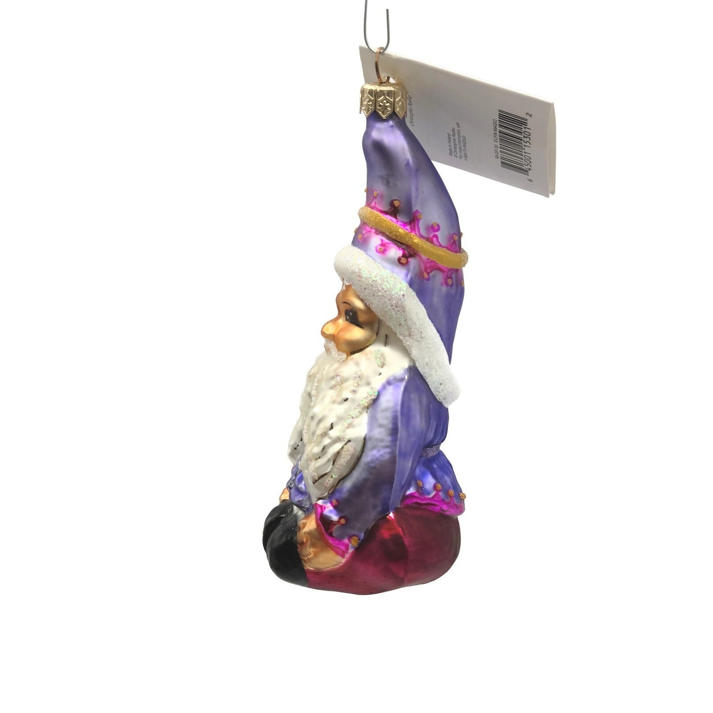 Christopher Radko Elfin Magic Purple Christmas Holiday Tree Ornament 98-SP-30