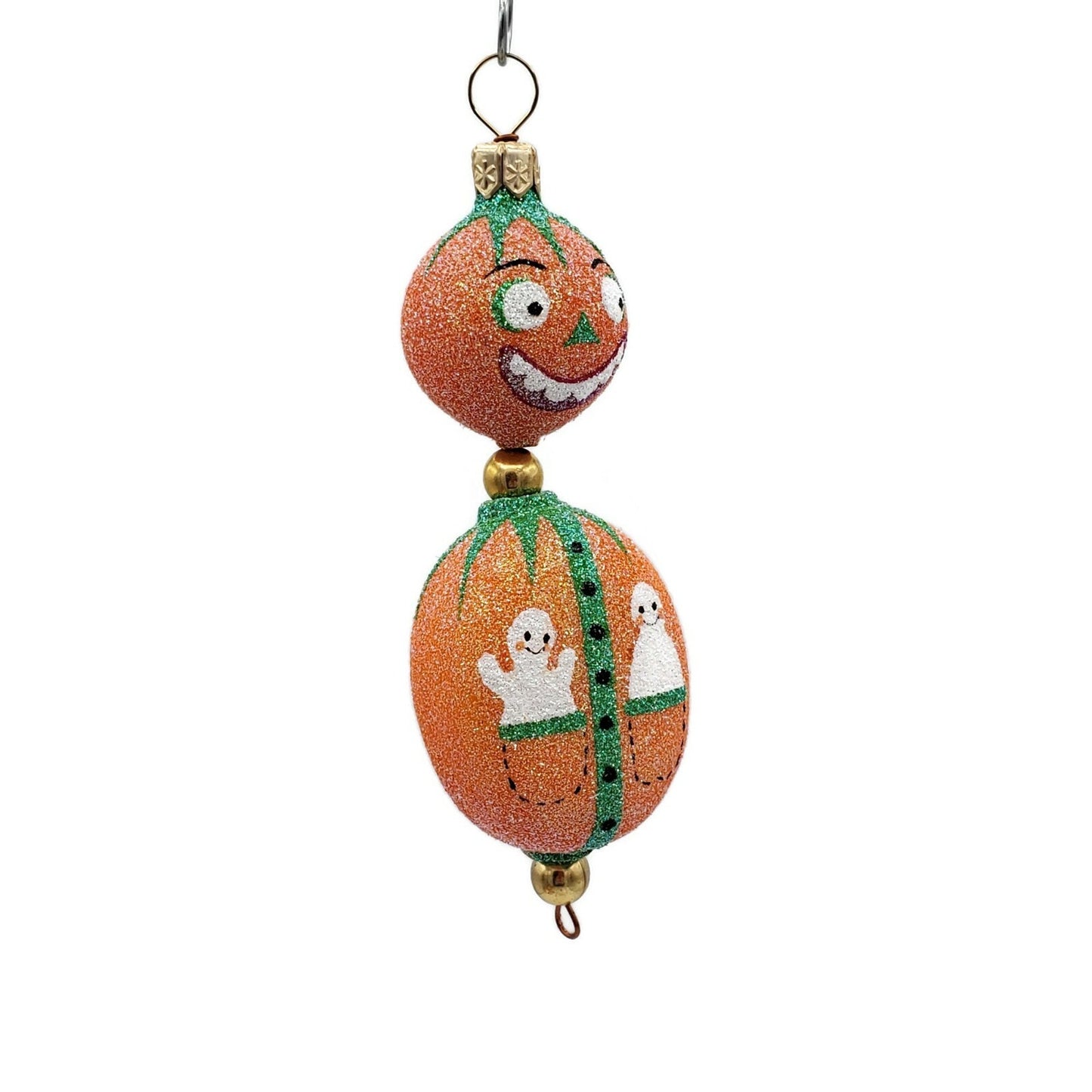Patricia Breen Zany Pumpkin Man Kinley Kinetics Halloween Holiday Ornament Ghost