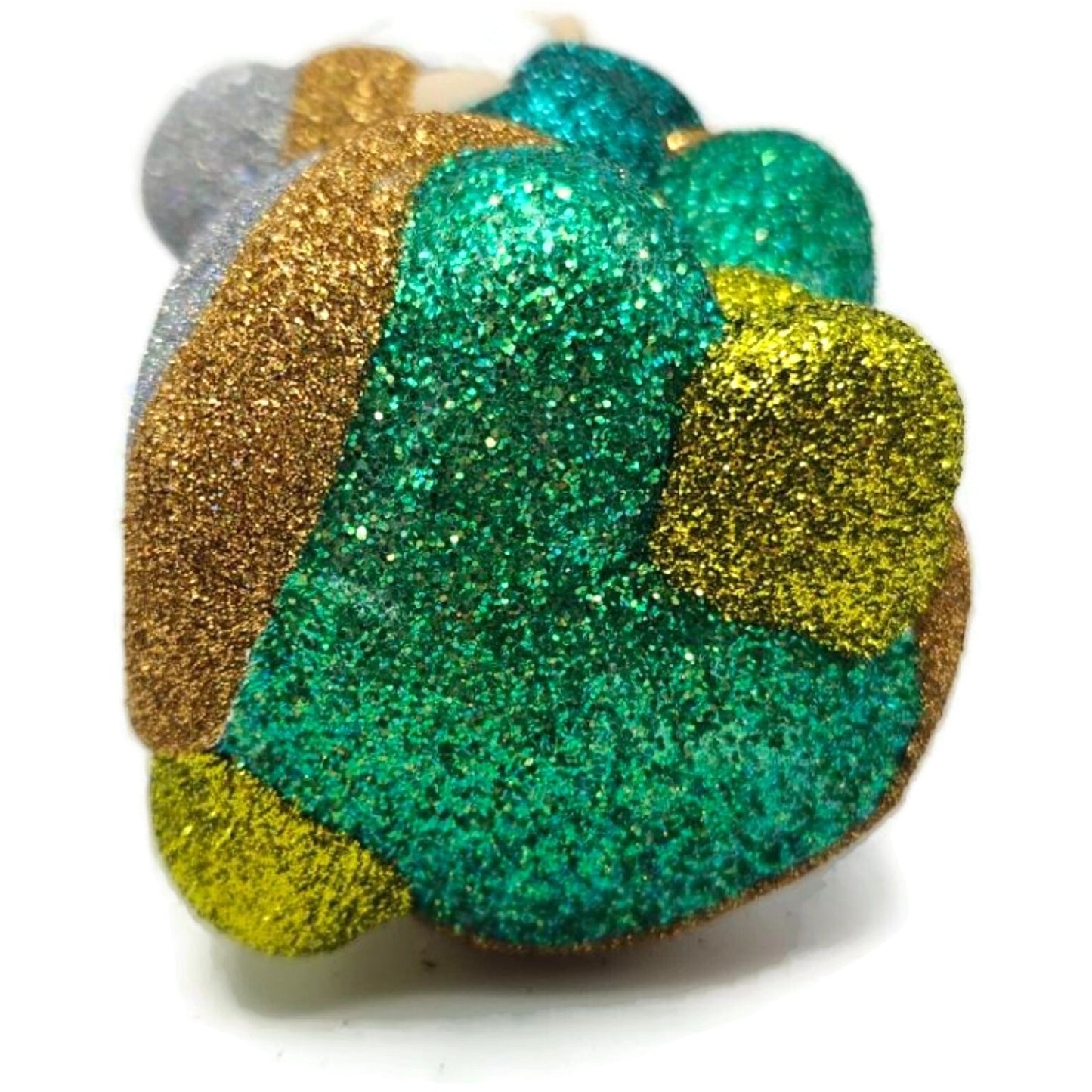 Larry Fraga Heavenly Sounds Glitter Series Santa Claus Christmas Tree Ornament