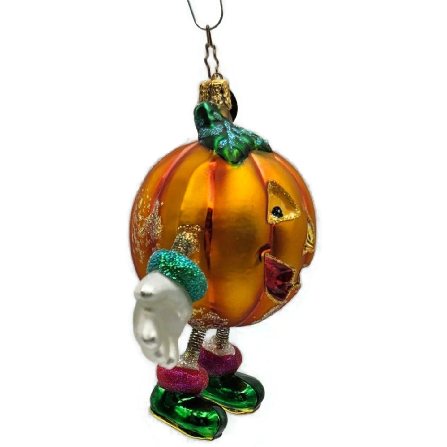 Christopher Radko Tricky Treats Pumpkin Halloween Christmas Tree Ornament