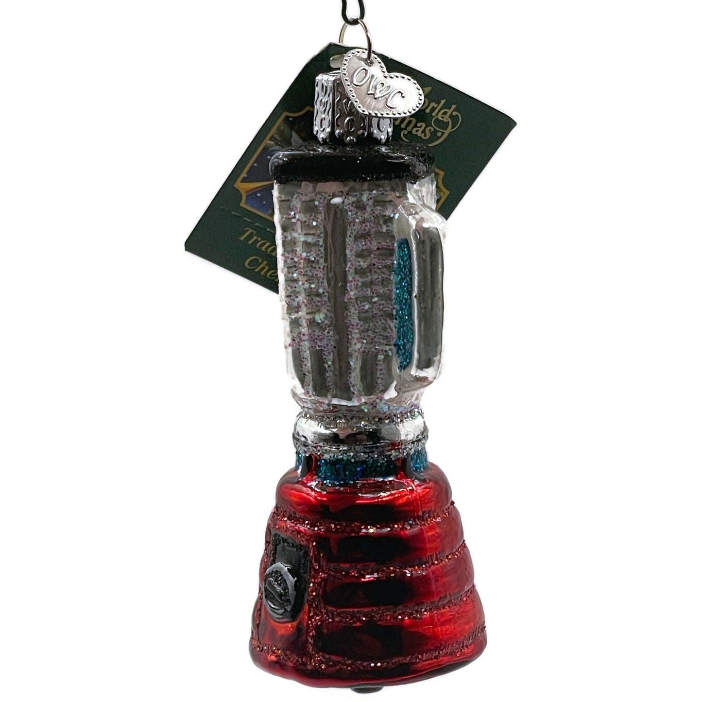 Blender Ornament Kitchen Appliance Red Old World Christmas OWC Tree Decoration