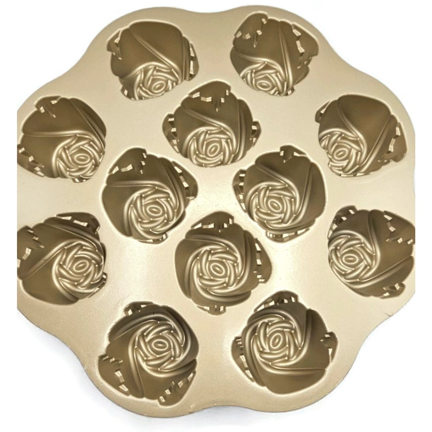 Sweetheart Rose Pan Mini Bundt Cakelet Non Stick Williams Sonoma Nordic Ware