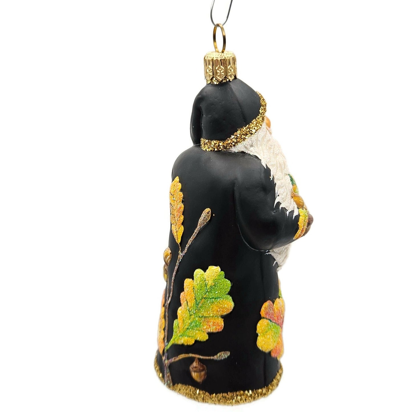 Patricia Breen From Little Acorns Black Santa Claus Fall Christmas Tree Ornament