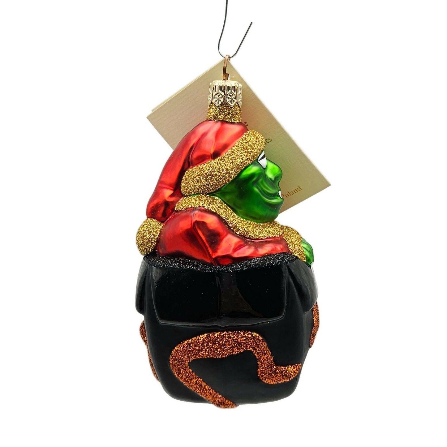 Patricia Breen Mmmonster Present Black Orange Halloween Christmas Tree Ornament