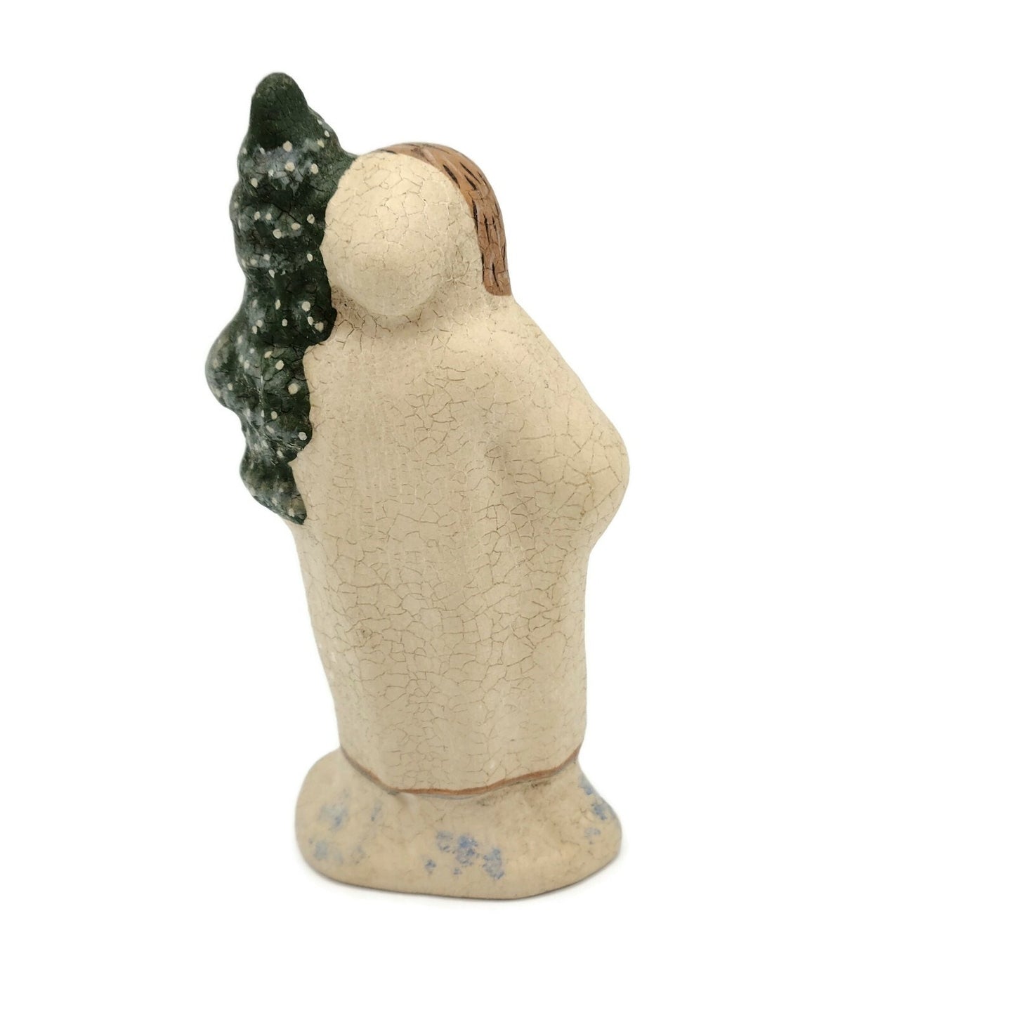 Vaillancourt Folk Art Father Christmas Chalkware MD974 Holiday Figurine