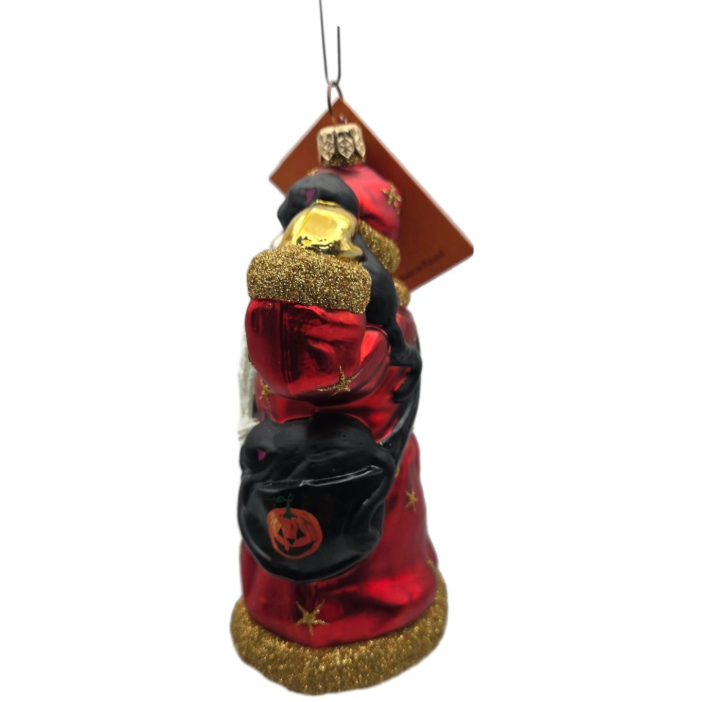 Patricia Breen Stanzis Kittens Red Stars Halloween Christmas Tree Ornament CATZ