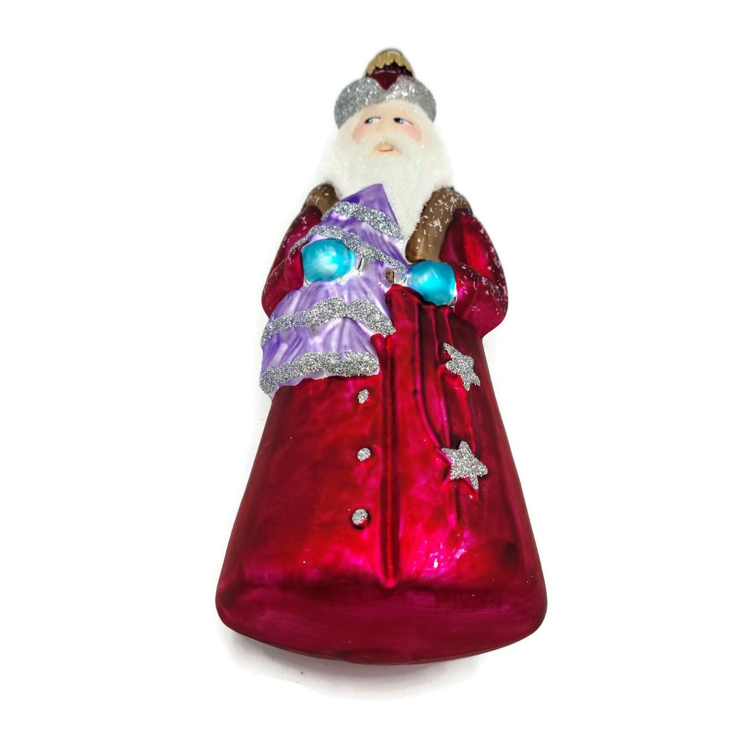 Larry Fraga Mr. Fabulous Santa Claus Dresden Dove Christmas Holiday Ornament