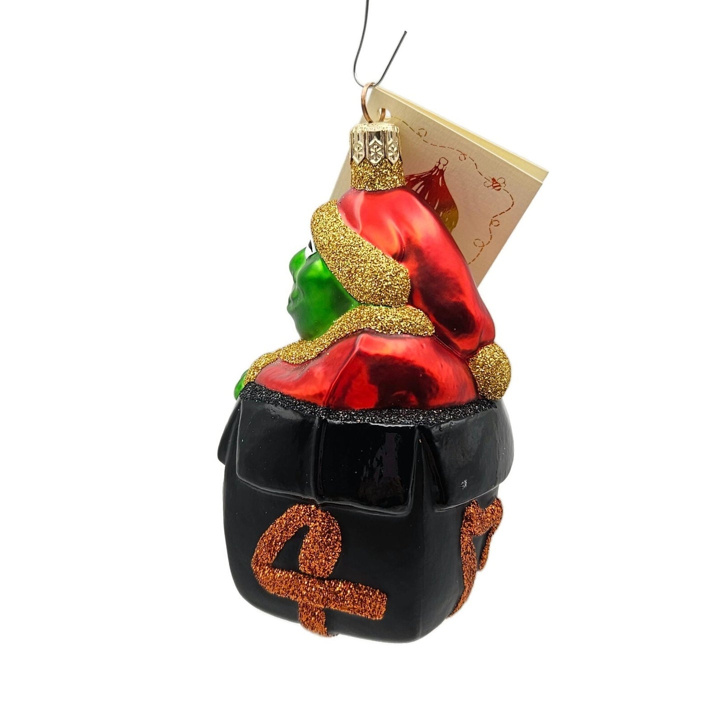 Patricia Breen Mmmonster Present Black Orange Halloween Christmas Tree Ornament