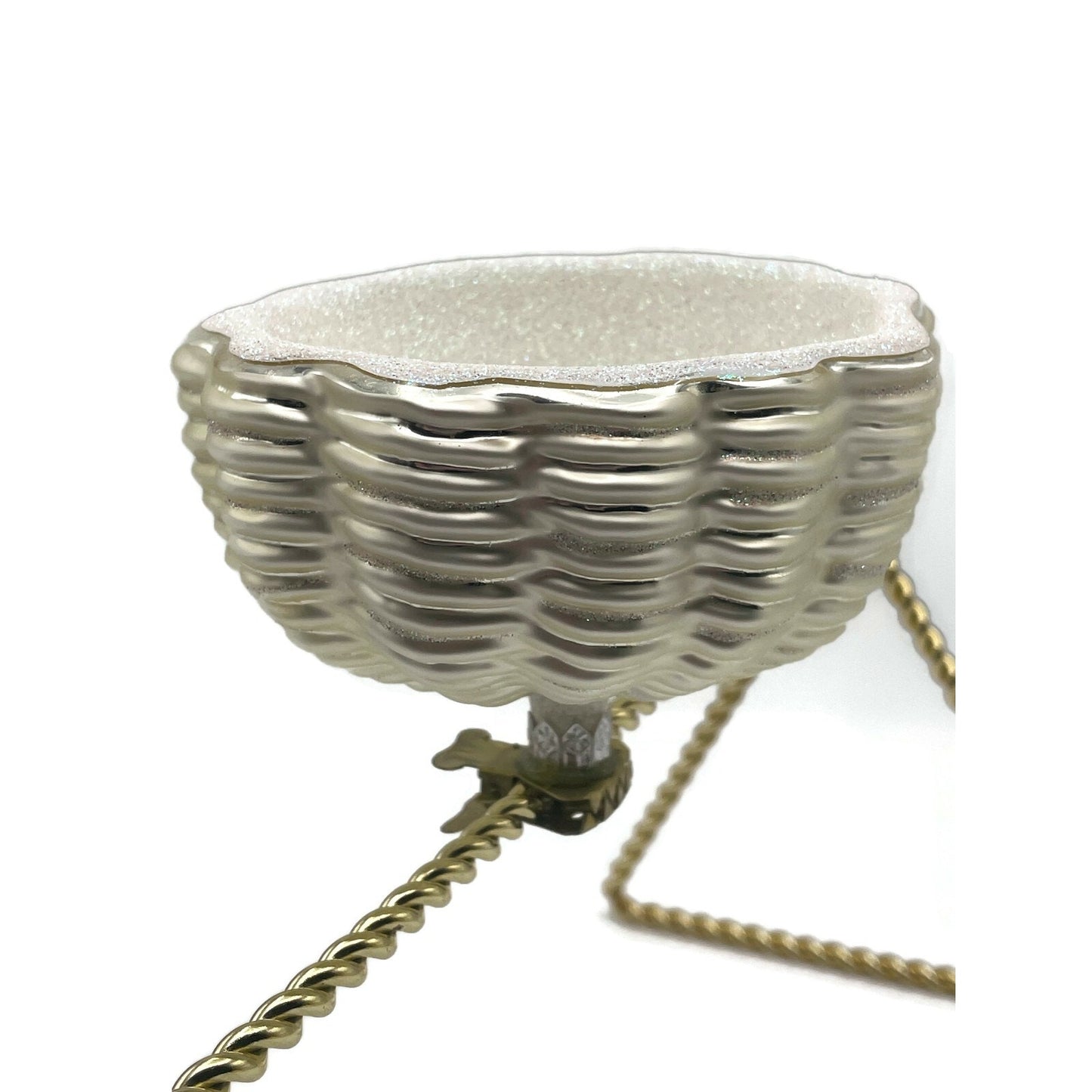 Patricia Breen Bird Egg Nest Pearl Clip Easter Christmas Holiday Ornament Rare