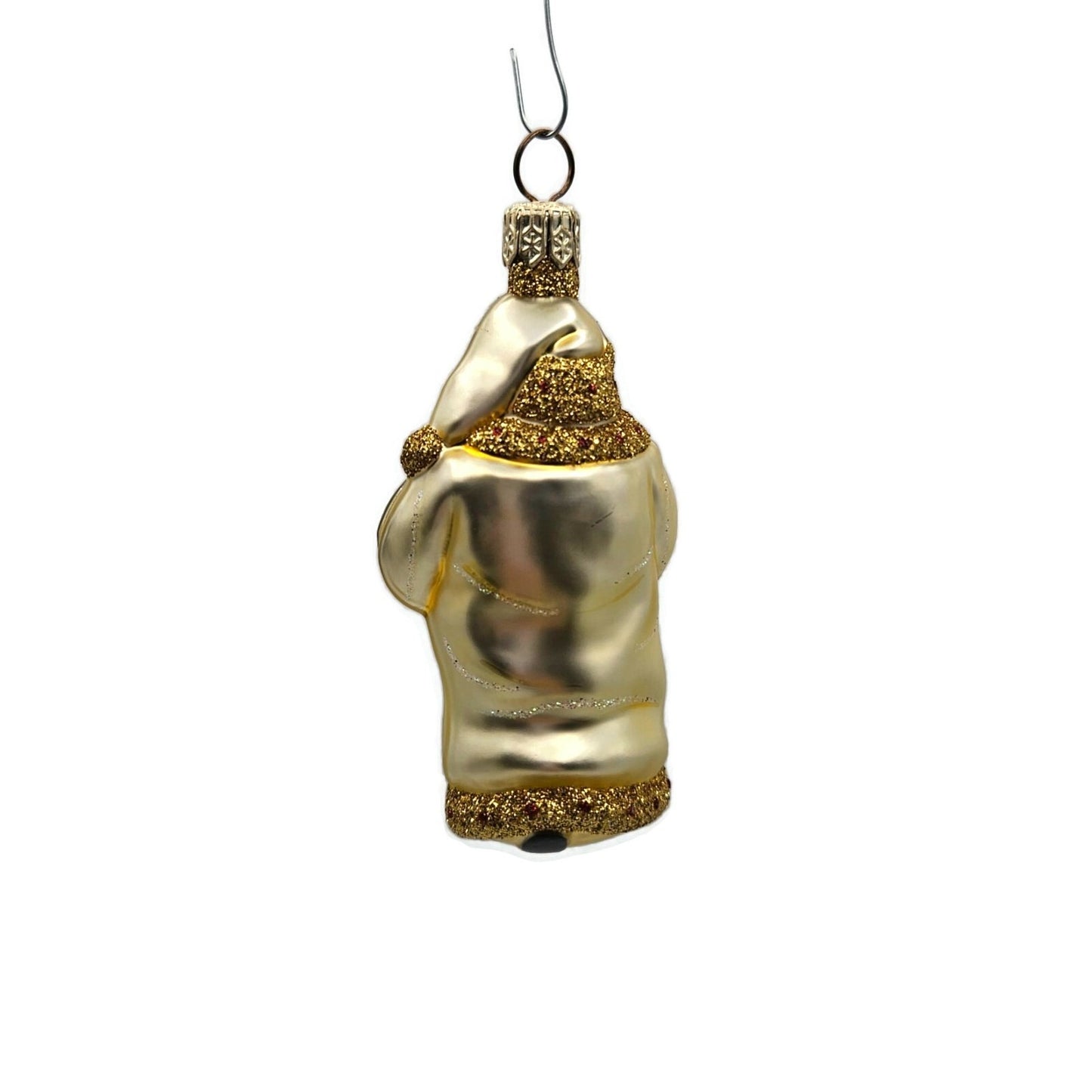 Patricia Breen The First Bicycle Gold Santa Claus Bike Christmas Tree Ornament