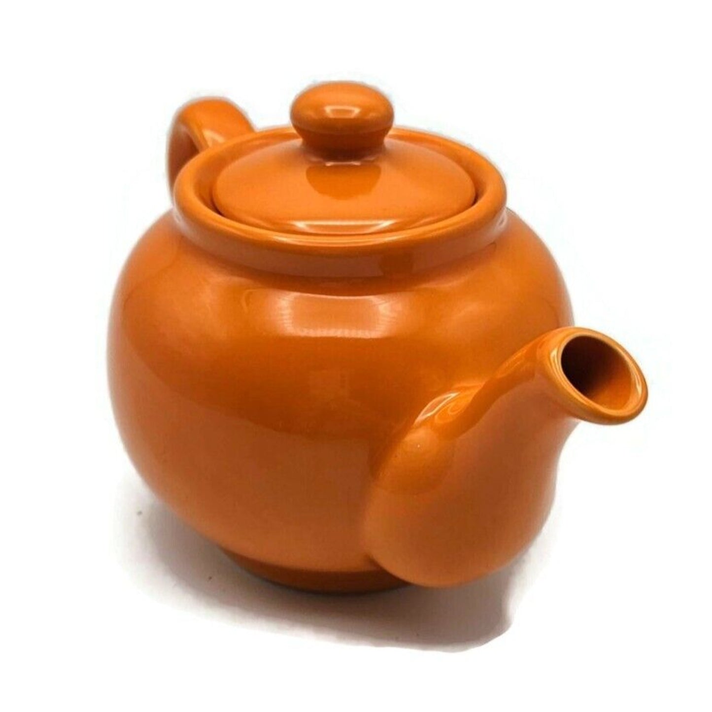 Teapot Traditional Orange Tea Serving Price Kensington Stoneware 2 Fluid Cups