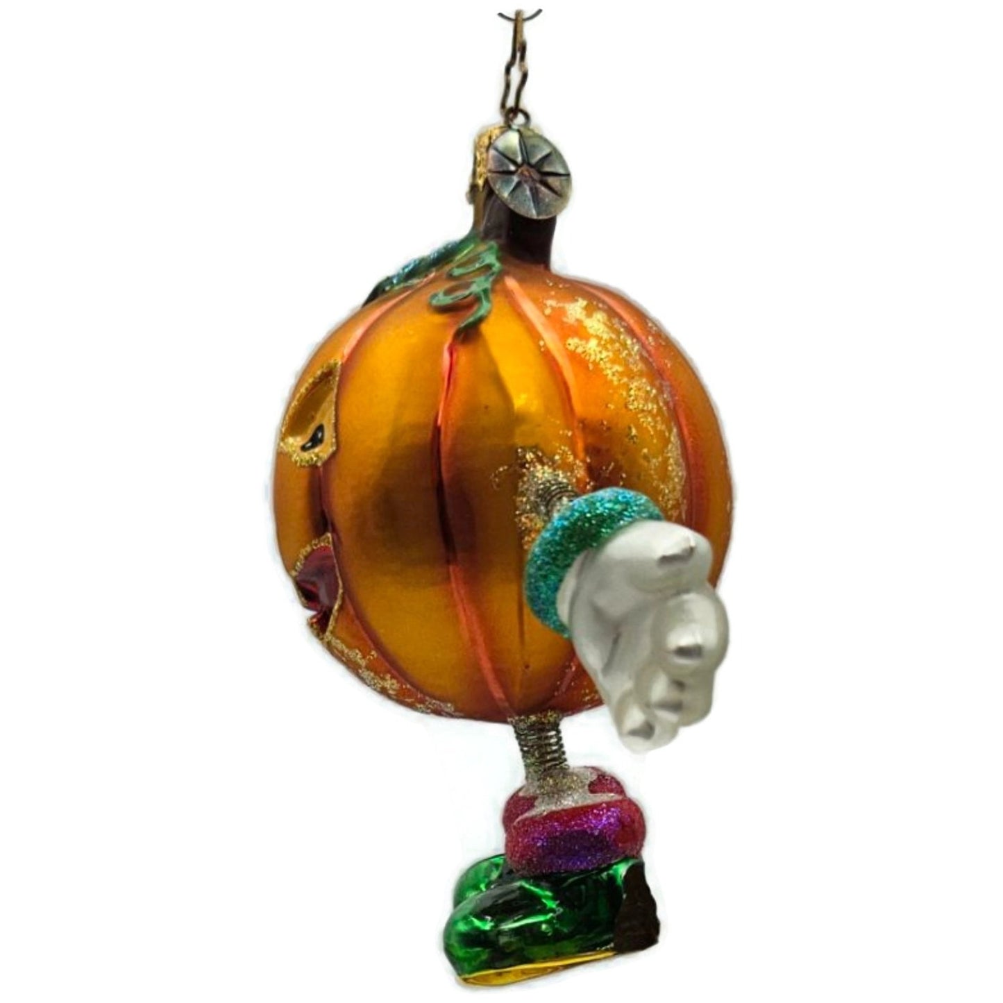 Christopher Radko Tricky Treats Pumpkin Halloween Christmas Tree Ornament