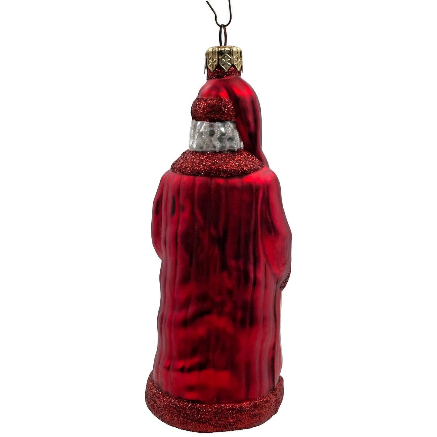 Patricia Breen Gift of the Season Red Gold Santa Claus Christmas Tree Ornament