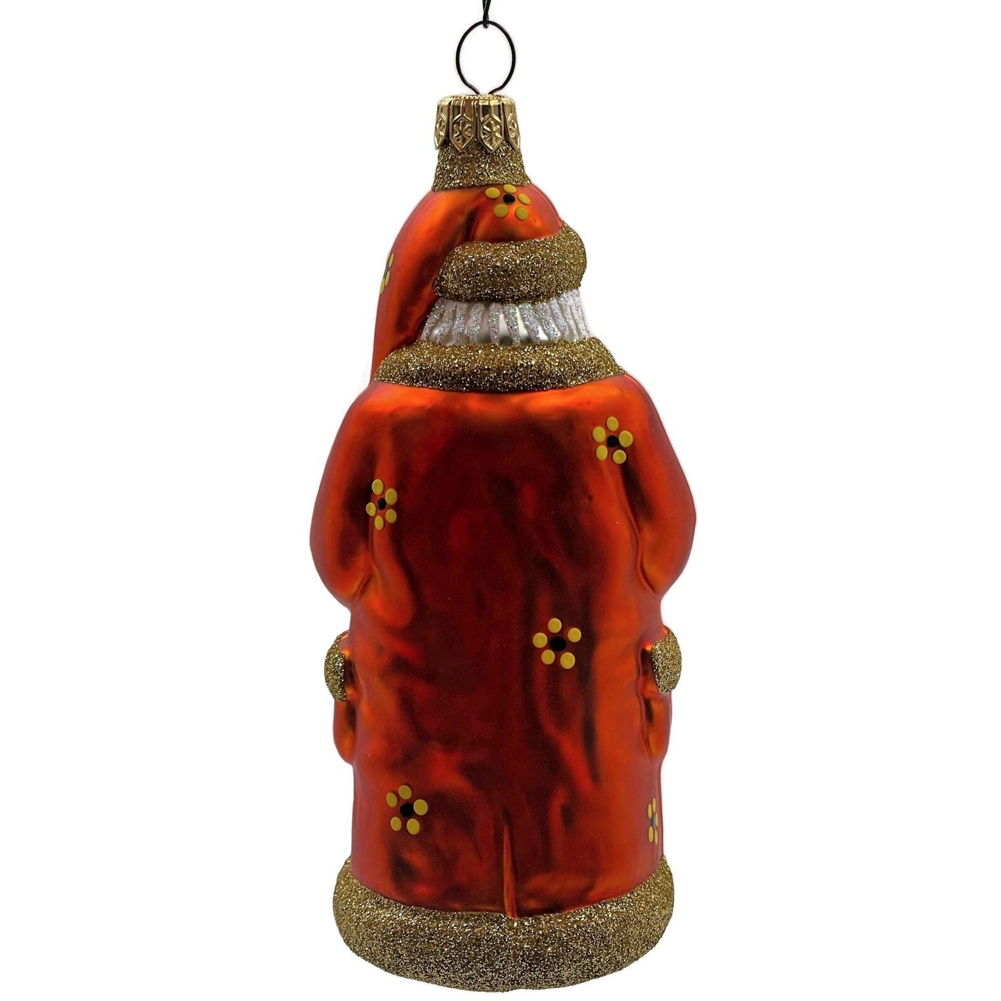 Patricia Breen Trustee Garden Santa Claus Daisies Spring Christmas Tree Ornament