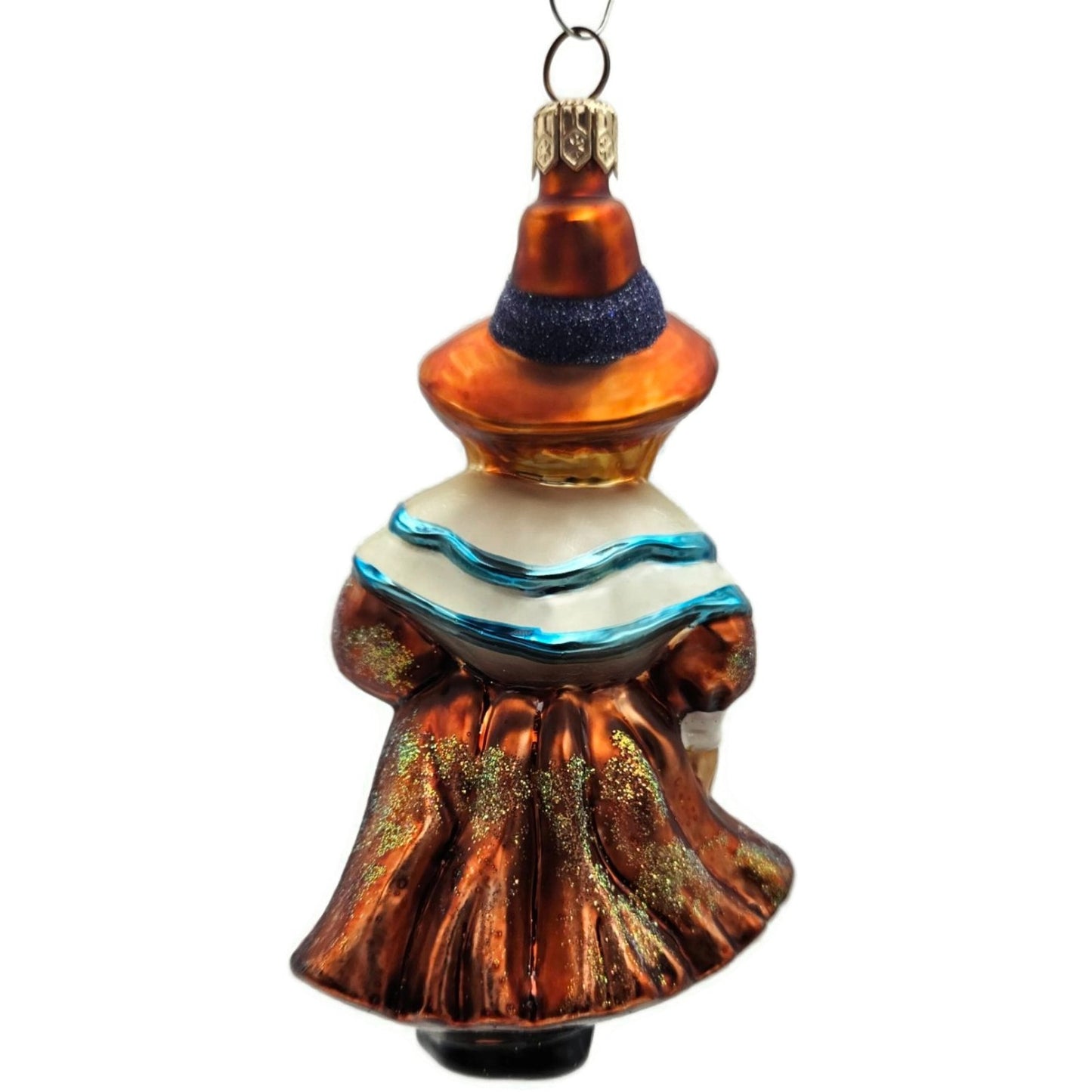 Christopher Radko Priscilla Pilgrims Halloween Christmas Tree Ornament 990950