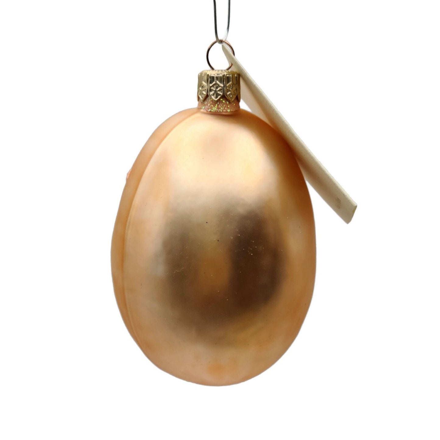 Patricia Breen Jelly Bean Santa Claus Peach Matte Easter Christmas Tree Ornament