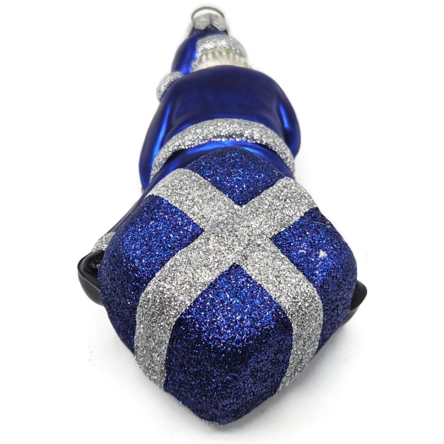 Patricia Breen For You Henry Cobalt Santa Claus Present Christmas Tree Ornament