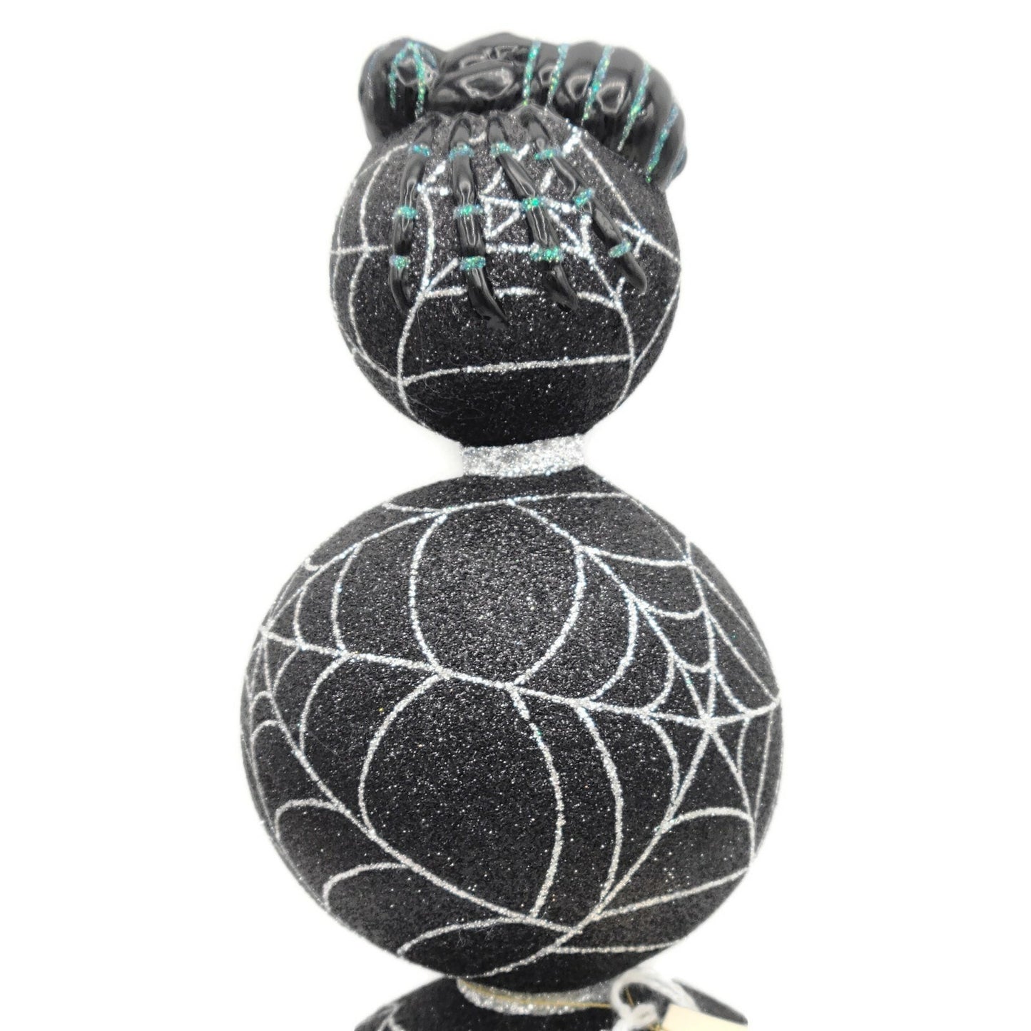 Patricia Breen Web Master Black Spider Web Finial Halloween Holiday Tree Topper