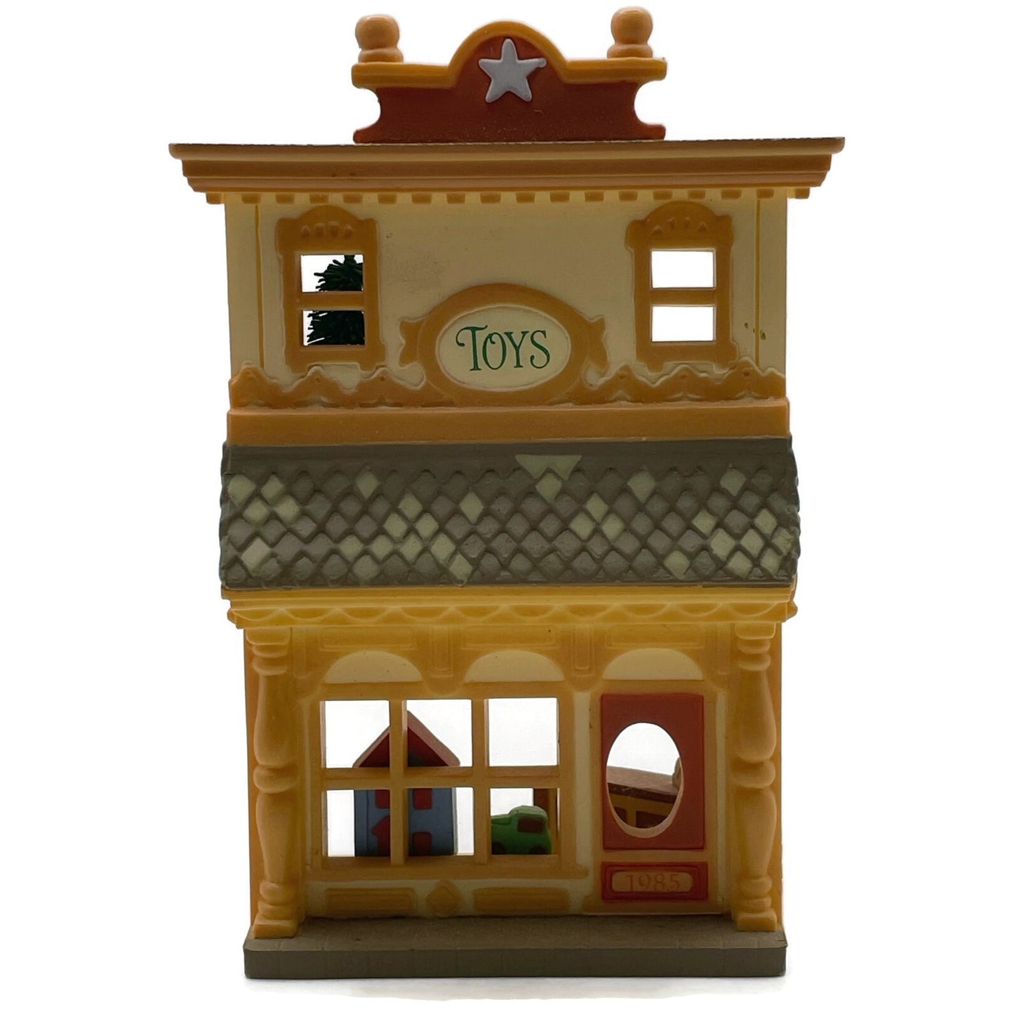 Hallmark Old Fashioned Toy Shop 1985 Nostalgic Dollhouse Christmas Ornament