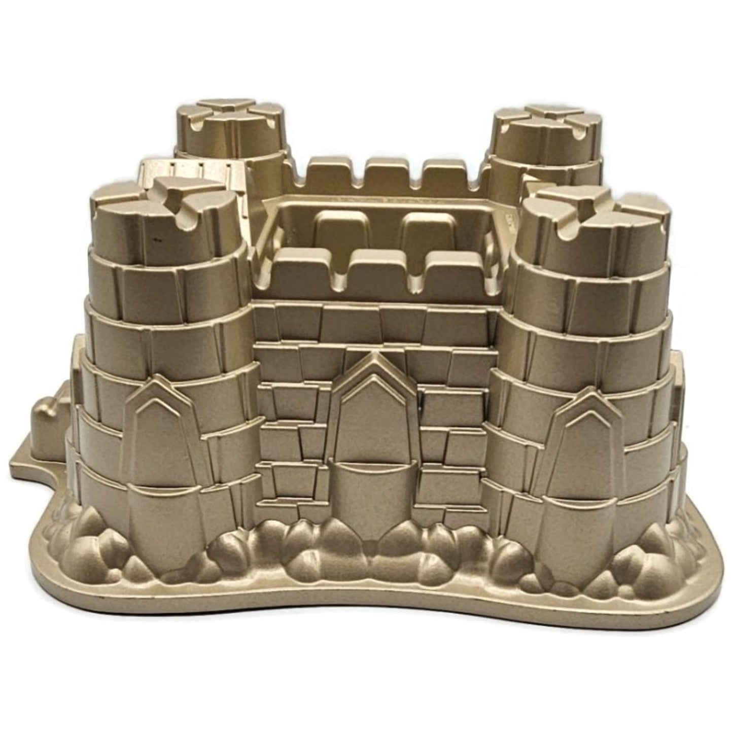 Castle Bundt Cake Pan 10 Cups Non Stick Gold Tone Williams Sonoma Nordic Ware