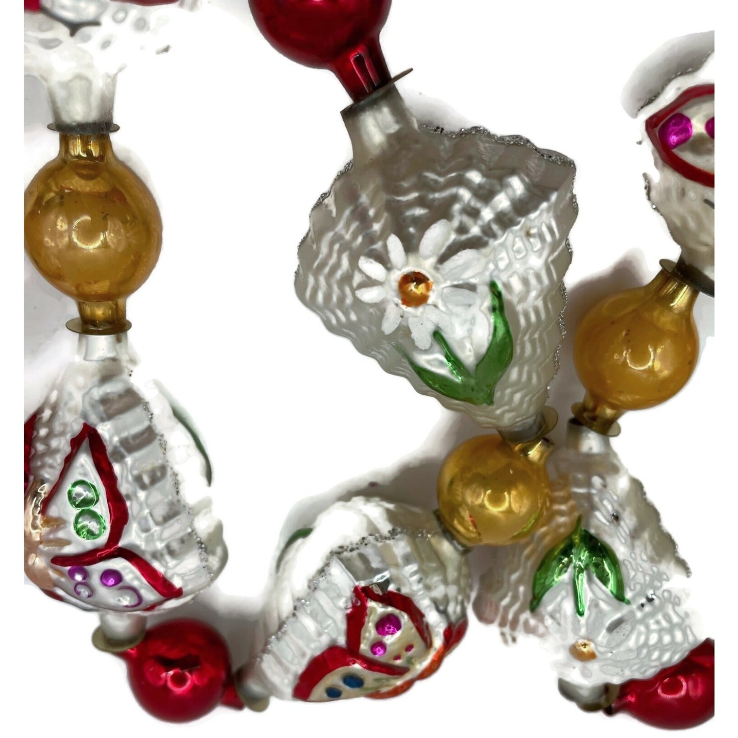 Christopher Radko Alpine Wings Butterfly Flower Christmas Tree Garland 93-086-0