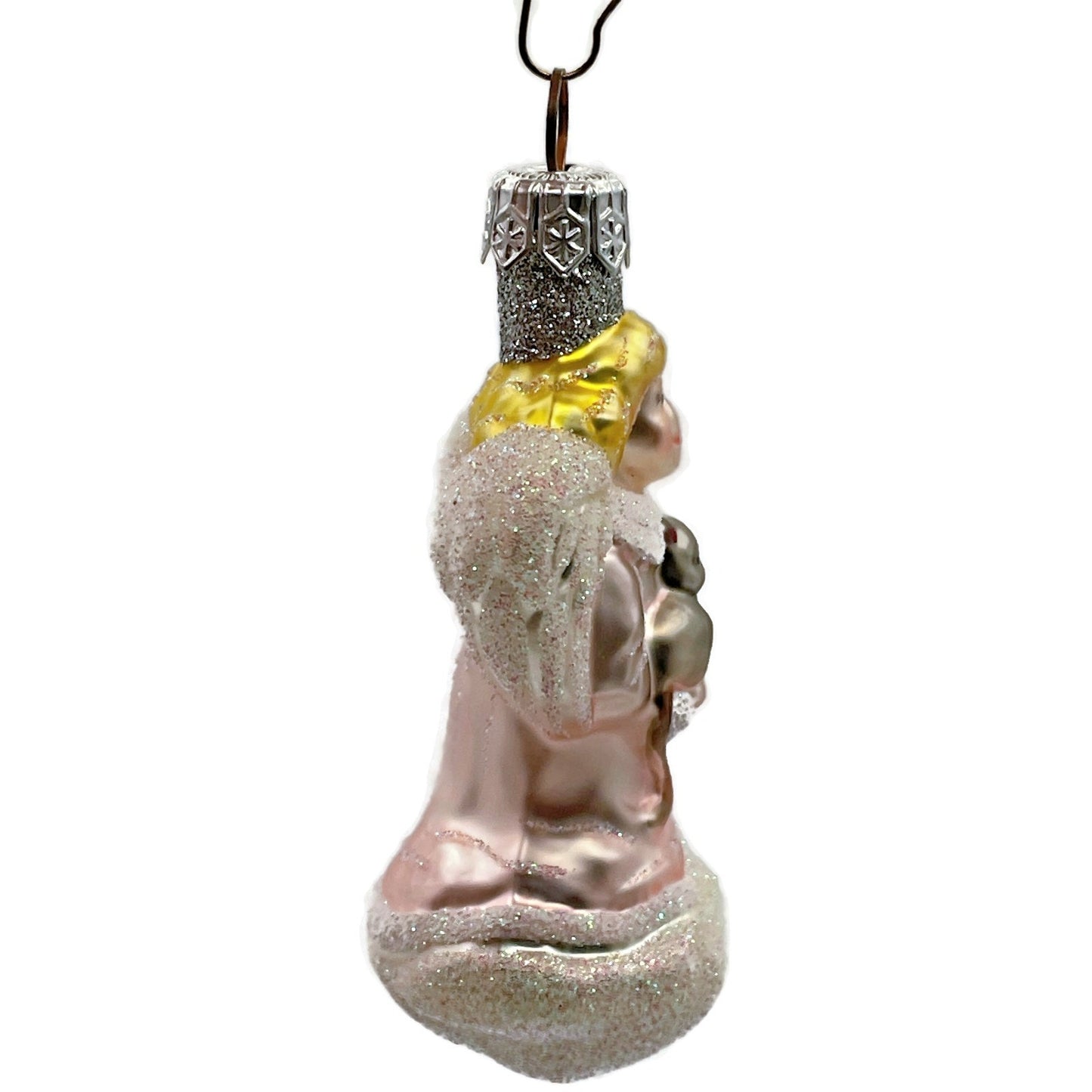 Patricia Breen Quartet of Angels Pastel Kitten Pearl Pink Christmas Ornament