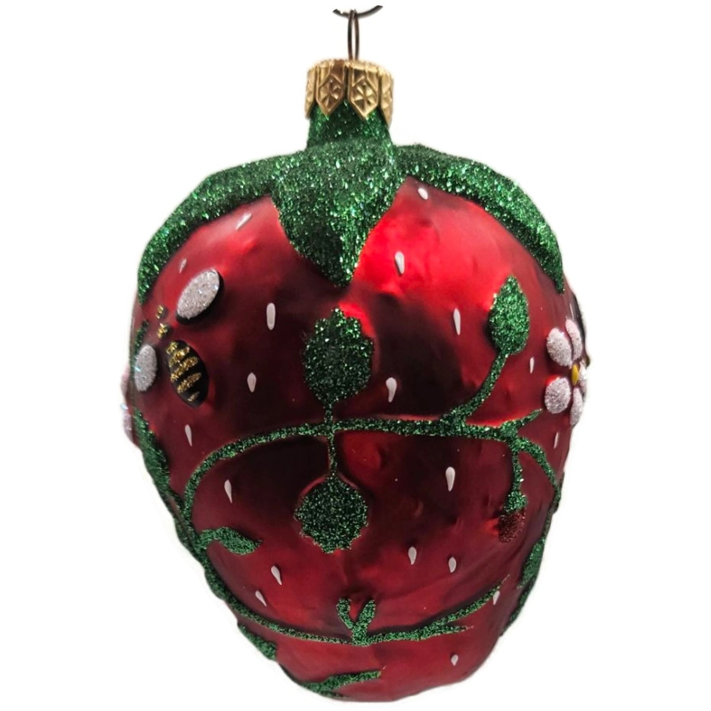 Patricia Breen Grande Strawberry Fruit Bees Spring Christmas Tree Ornament