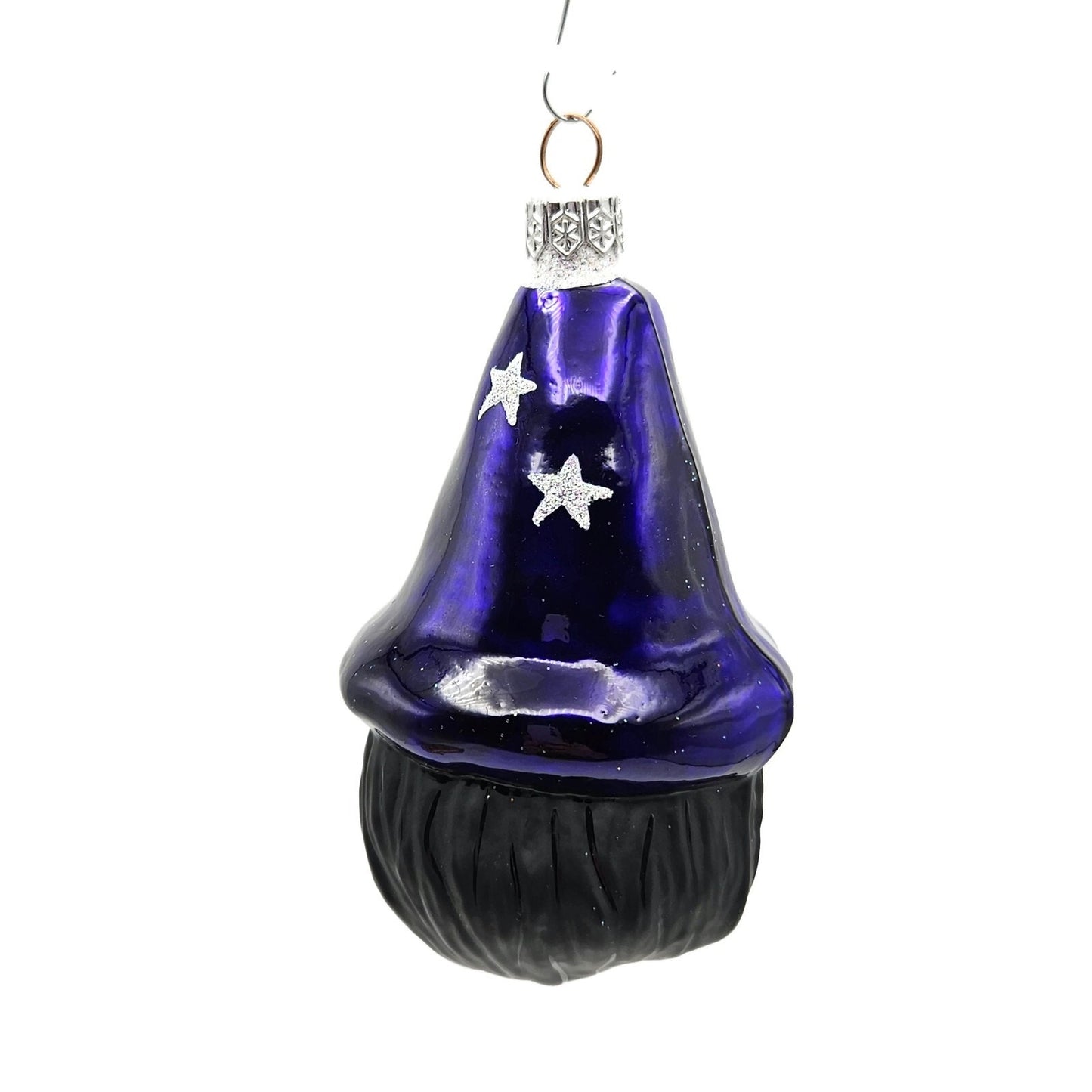 Patricia Breen Witch Hazel Lavender Face Stars Hat Halloween Christmas Ornament