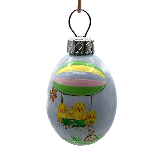 Patricia Breen Miniature Egg Sky Ride Balloon Chicks Easter Christmas Ornament