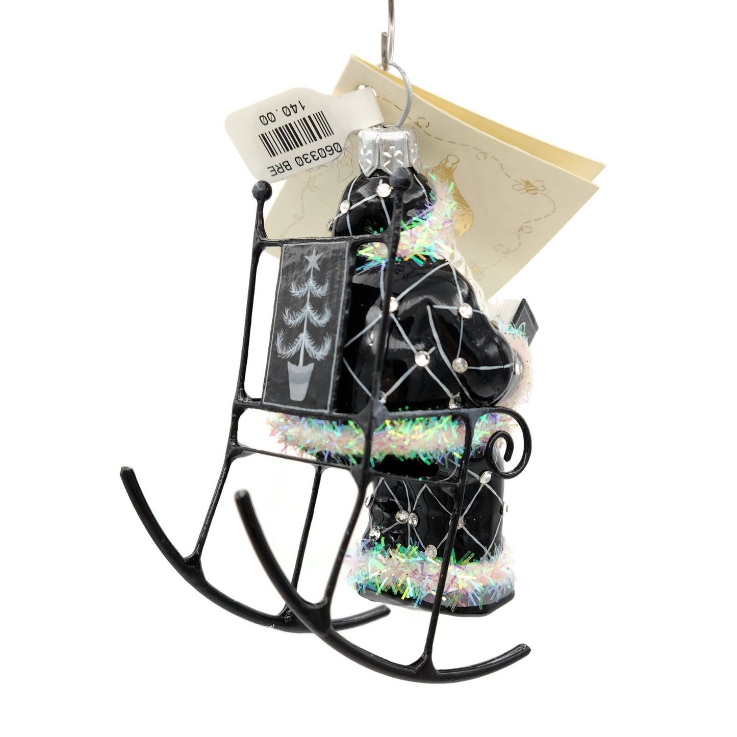 Patricia Breen Fitzgerald Santa Claus Rocking Chair Christmas Holiday Ornament