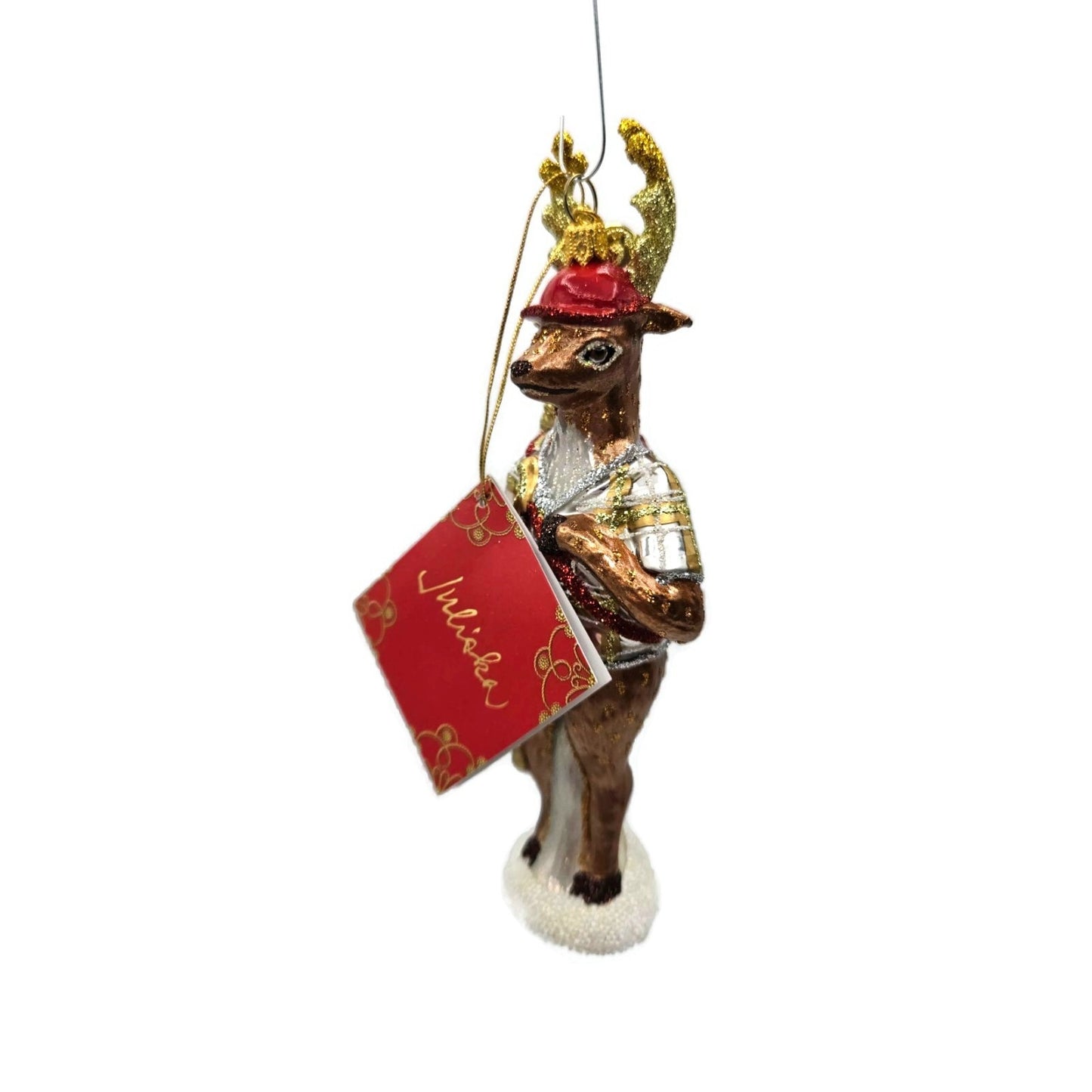 Juliska Country Estate Reindeer Games Cupid Archery Christmas Tree Ornament