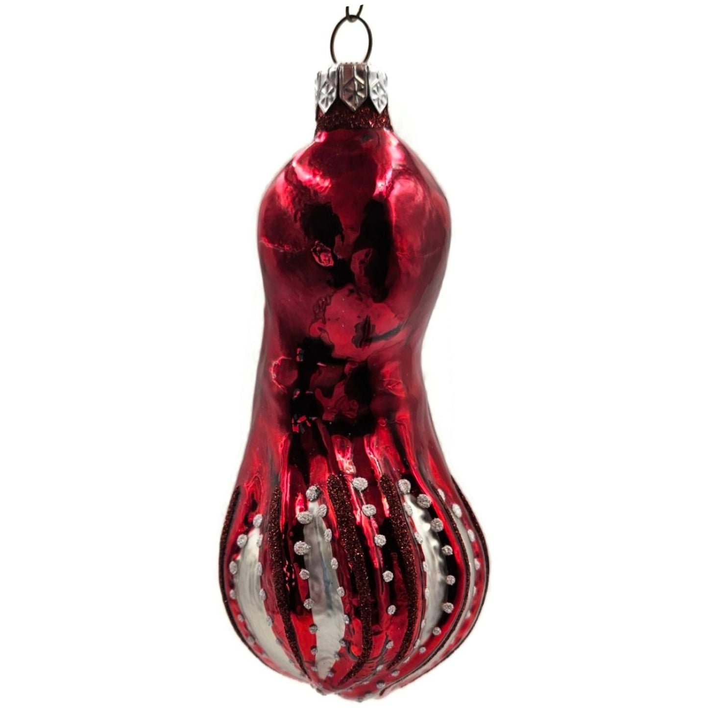 Patricia Breen Olivier Octopus Red Nautical Sea Spring Christmas Tree Ornament