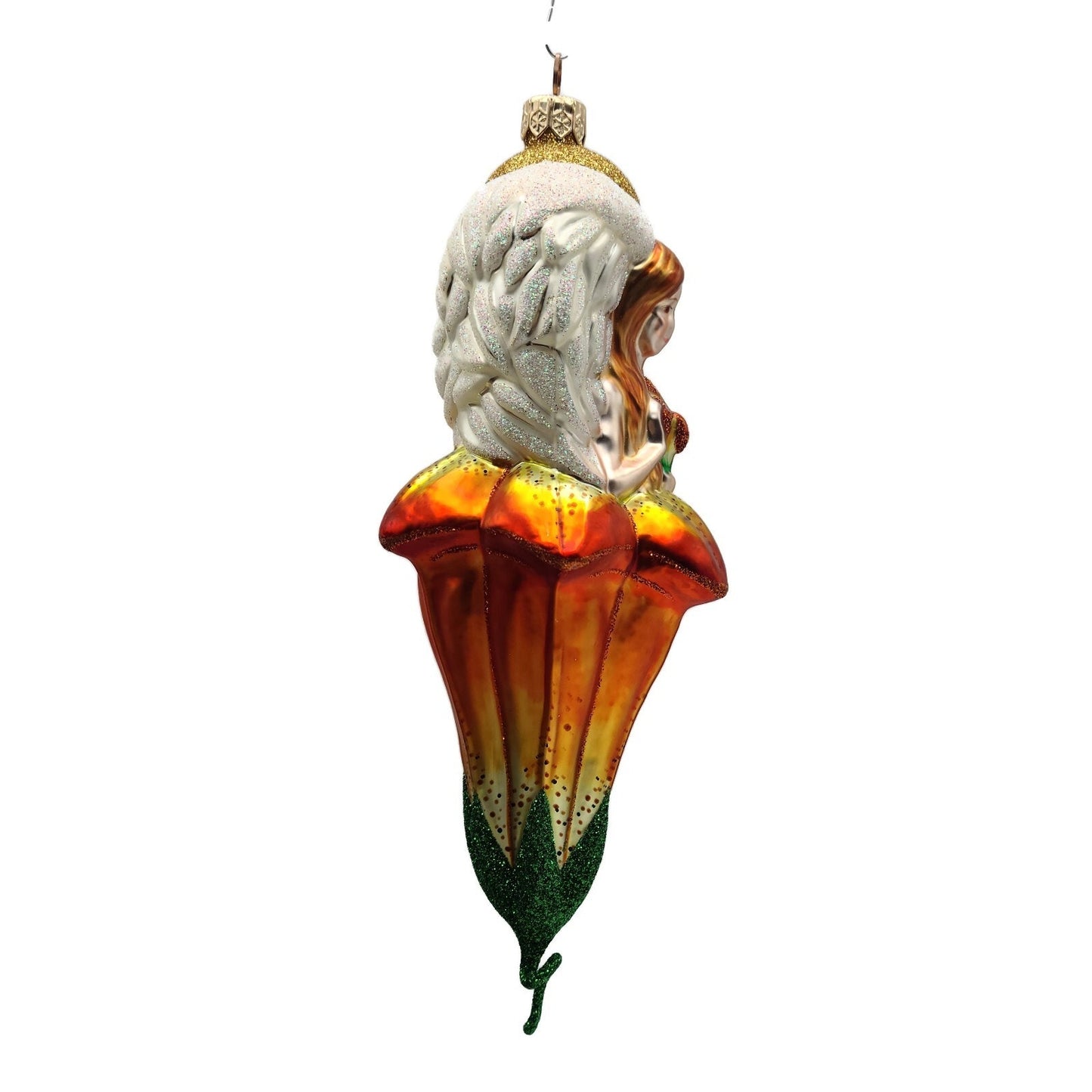 Patricia Breen Saint Susan Fireking Lily Flowers Spring Christmas Tree Ornament