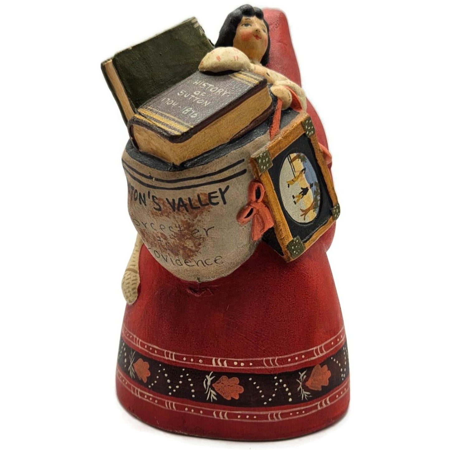 Vaillancourt Sutton 300th Anniversary Santa Claus Chalkware Christmas Figurine