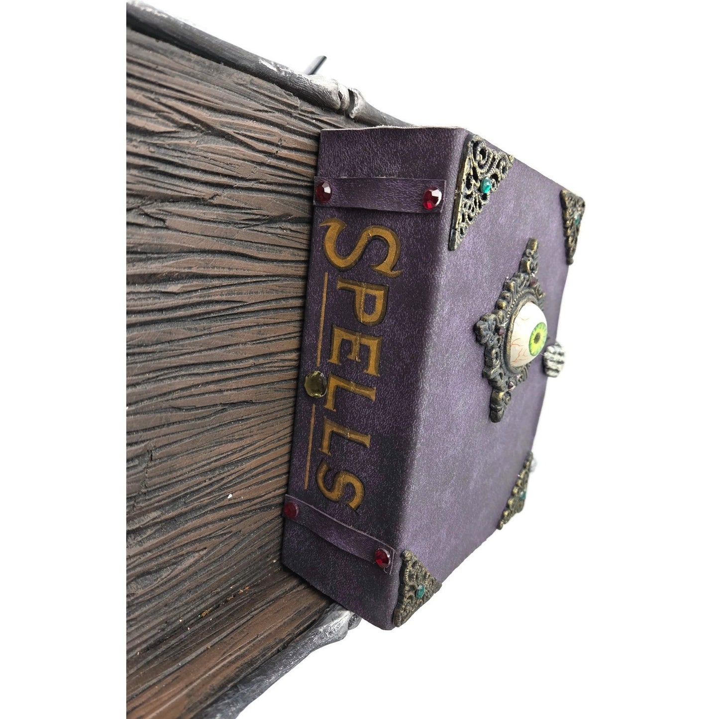 Katherine’s Collection Halloween Skeleton Spell Book Stand Gothic Home Decor