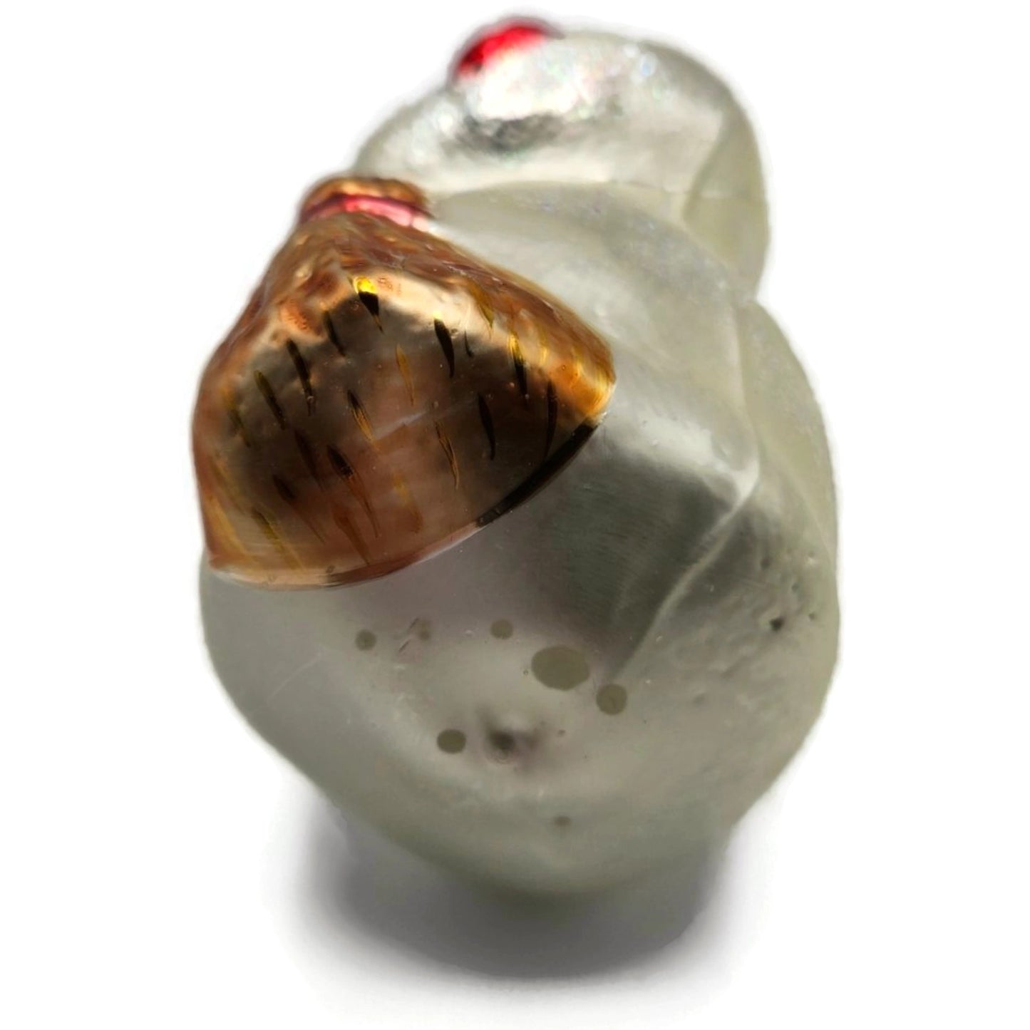 Christopher Radko Snowman With Broom Red Scarf Christmas Tree Ornament