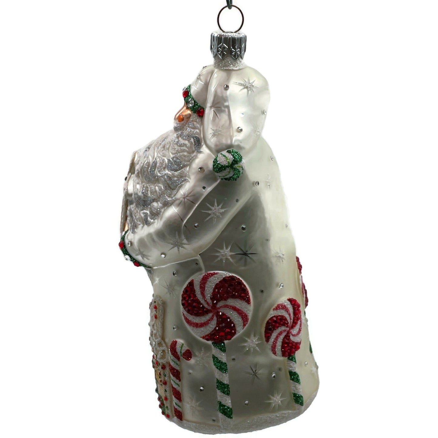Patricia Breen Torun Santa Pearl Candy Canes Gingerbread Christmas Tree Ornament