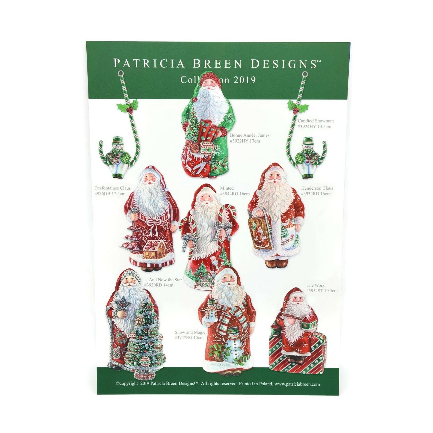 Patricia Breen Christmas Fall Holiday Ornament Catalog Collection 2019 Brochure