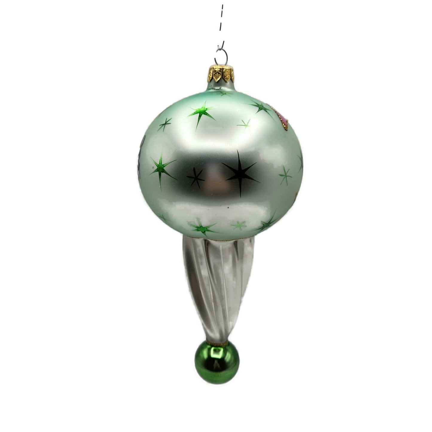 Christopher Radko Moon Jump Stars Cow Christmas Holiday Tree Ornament 93-423-0