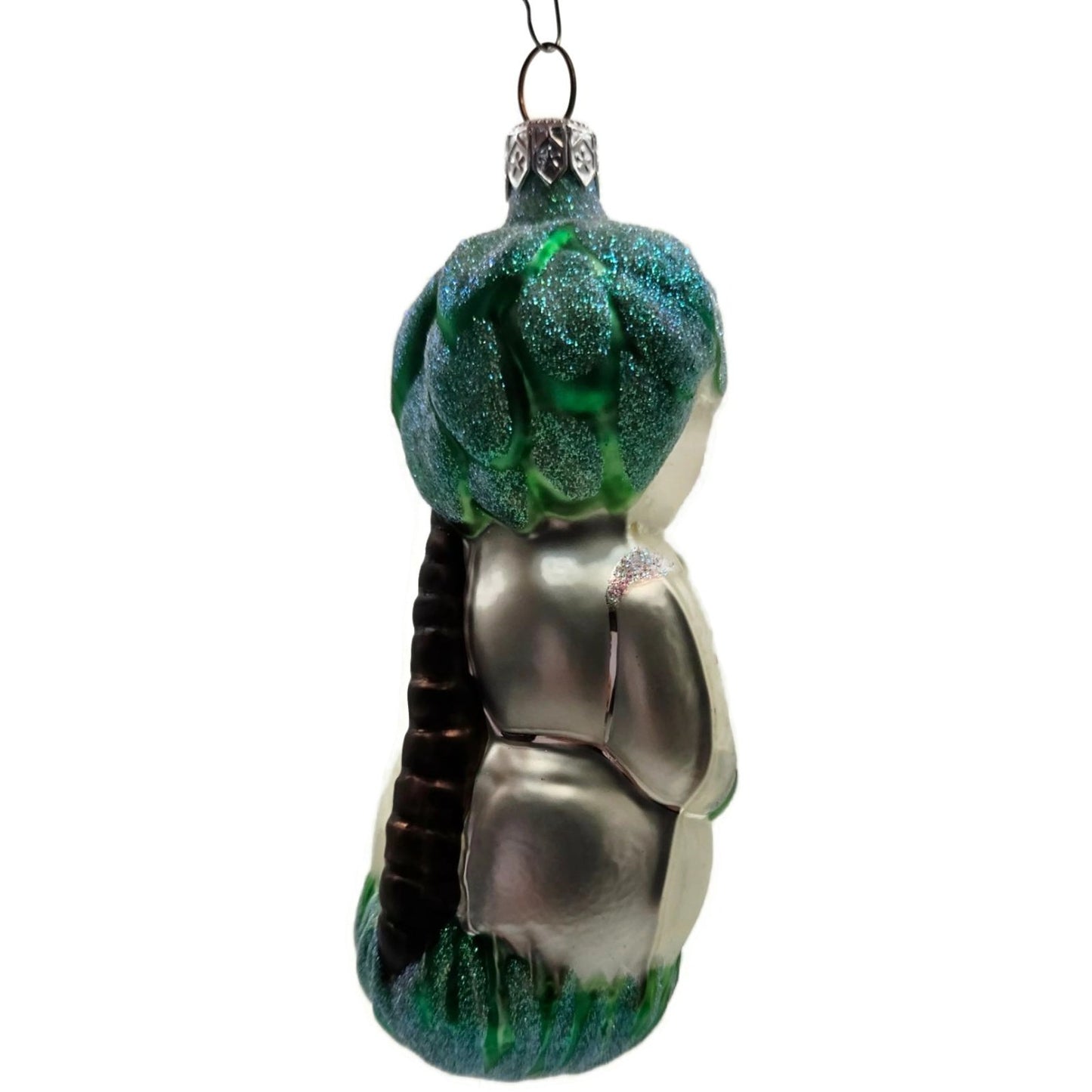 Patricia Breen Hobe Sound Snowman Green Fish Christmas Tree Decor Ornament