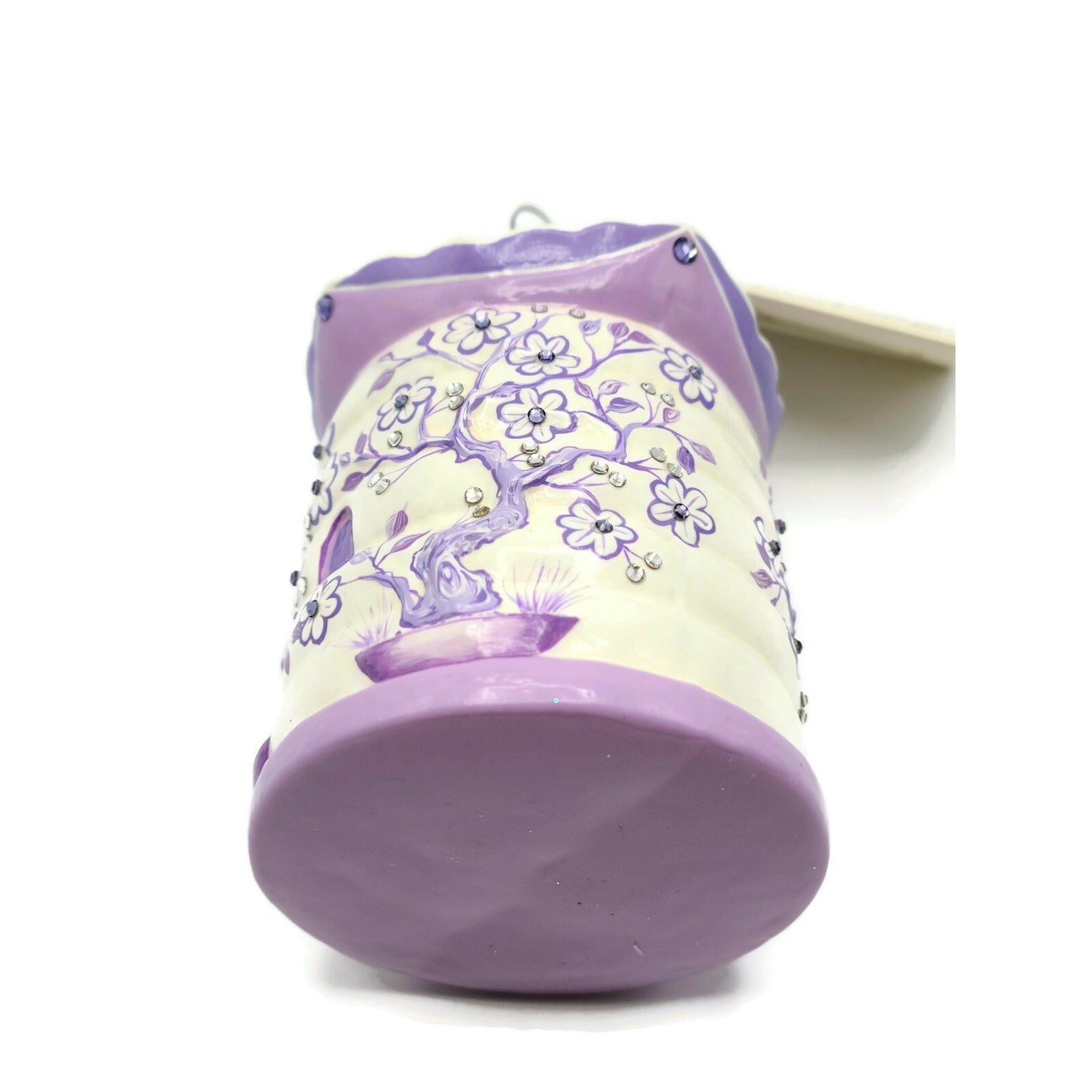 Patricia Breen Zenskep Chinoiserie Violet Beehive Christmas Holiday Ornament