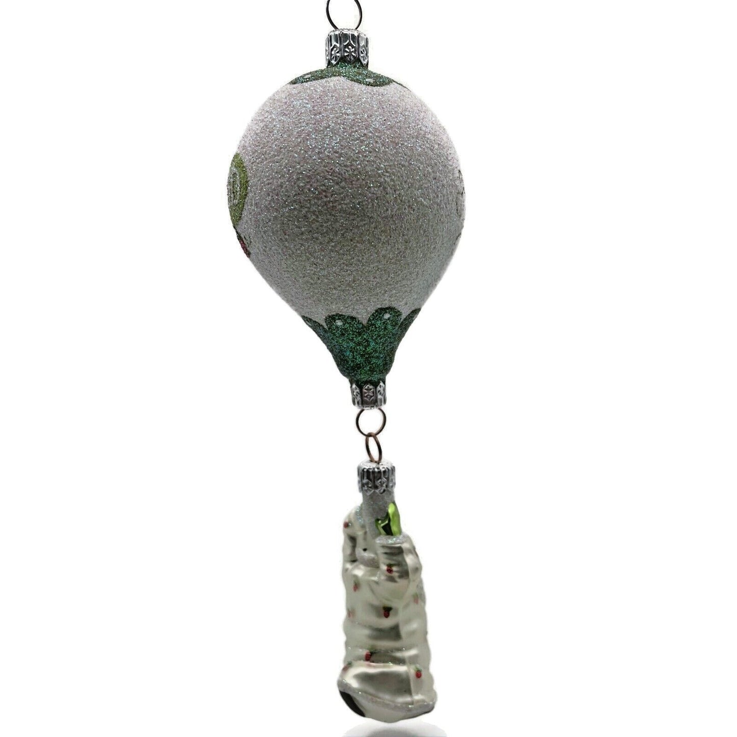 Patricia Breen Into the Blue Santa Claus Strawberry Fruit Christmas Ornament