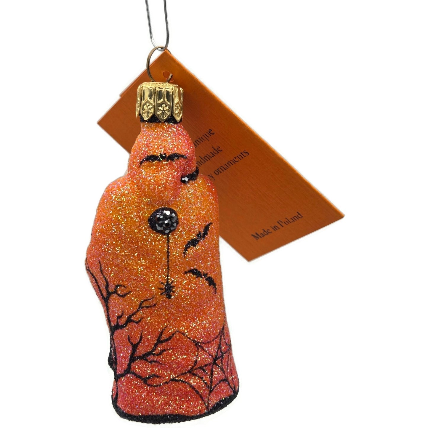 Patricia Breen Miniature Redoute Santa Claus Orange Cat Halloween Ornament