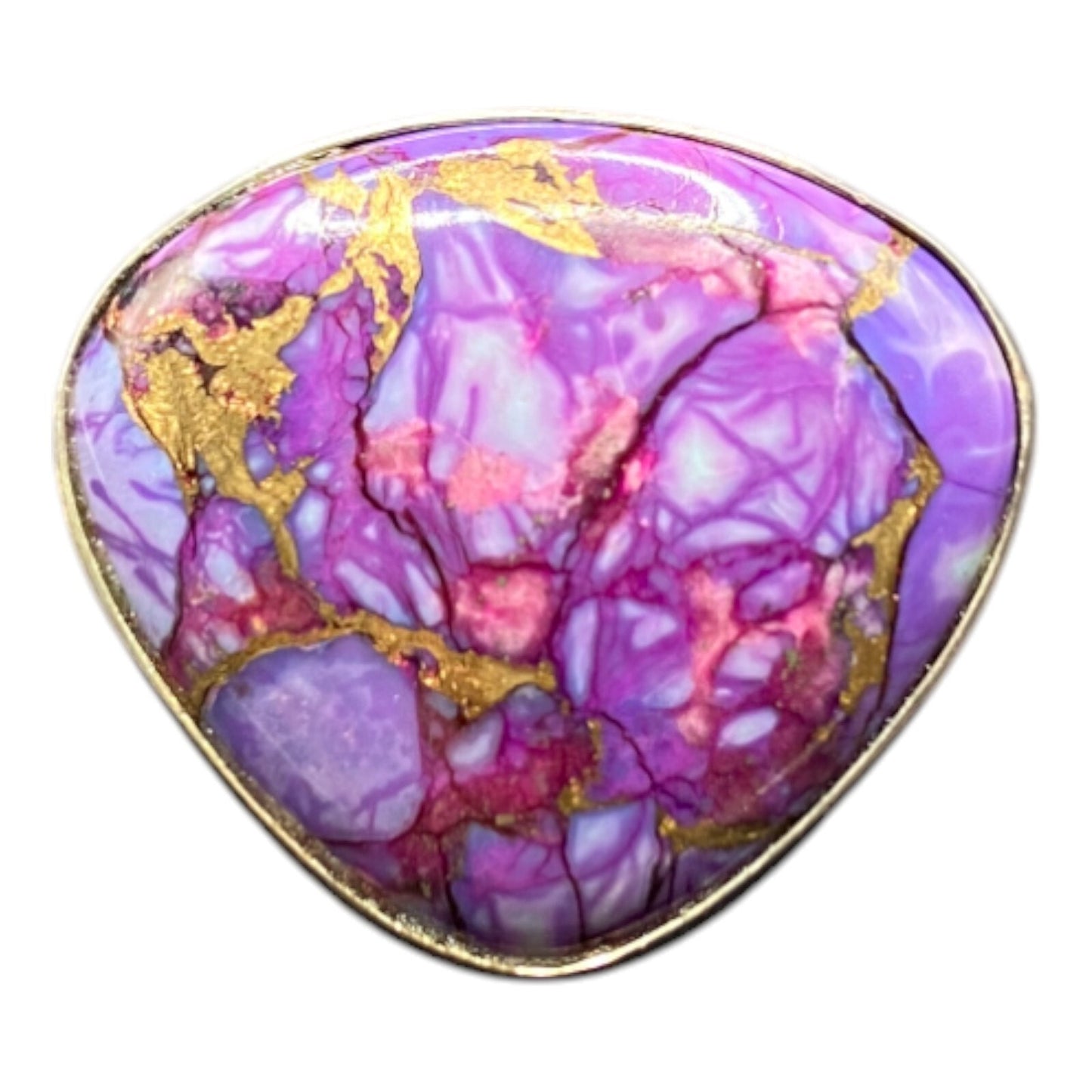 Turquoise Ring 925 Sterling Silver DTR Desert Rose Trading Jay King Purple 7.5