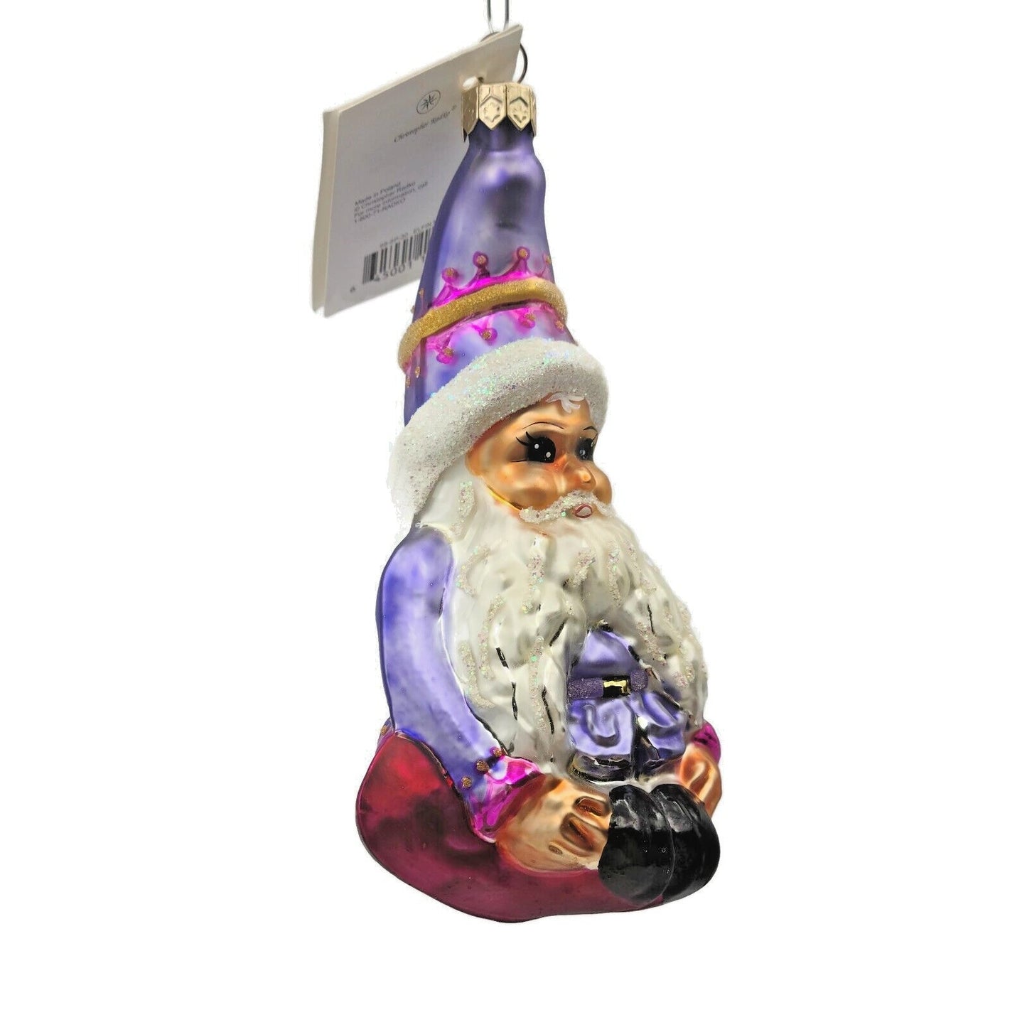 Christopher Radko Elfin Magic Purple Christmas Holiday Tree Ornament 98-SP-30